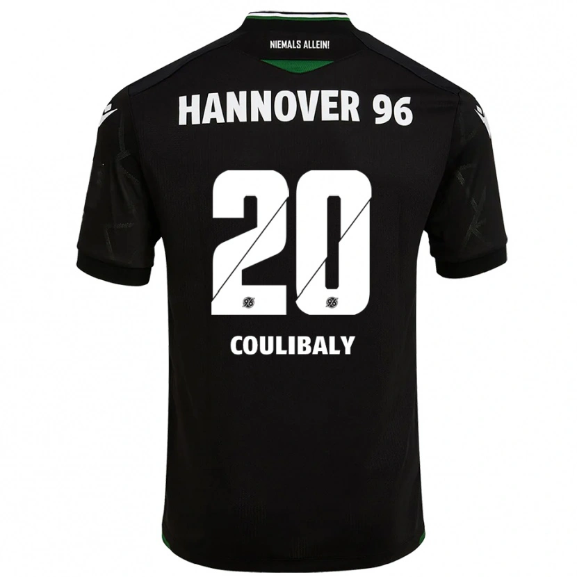 Danxen Kid Adam Coulibaly #20 Black Green Away Jersey 2025/26 T-Shirt
