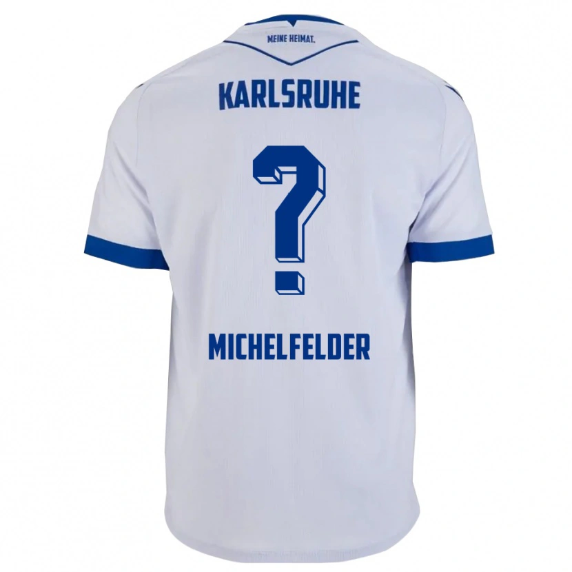 Danxen Kid Norina Michelfelder #0 White Blue Away Jersey 2025/26 T-Shirt
