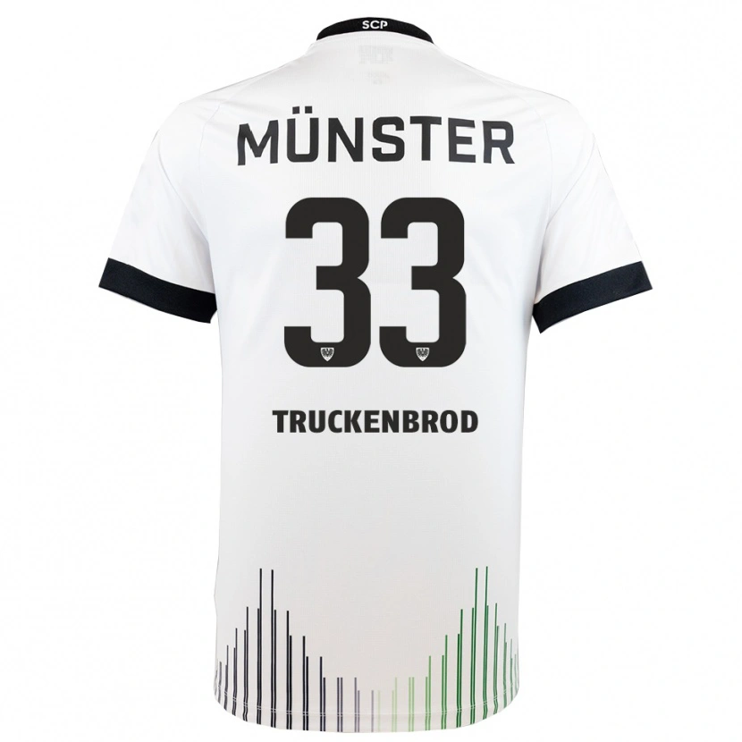 Danxen Kid Damian Truckenbrod #33 White Black Away Jersey 2025/26 T-Shirt