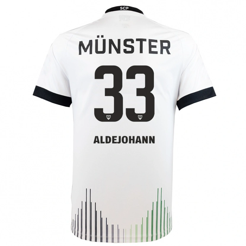 Danxen Kid Sören Aldejohann #33 White Black Away Jersey 2025/26 T-Shirt