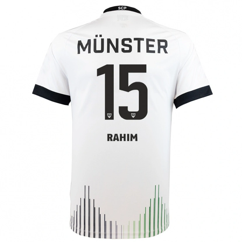 Danxen Kid David Rahim #15 White Black Away Jersey 2025/26 T-Shirt