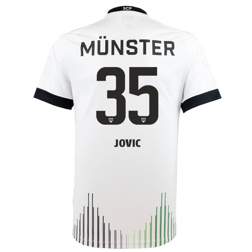 Danxen Kid Jovan Jovic #35 White Black Away Jersey 2025/26 T-Shirt