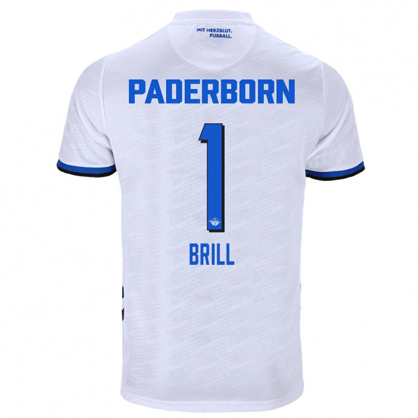 Danxen Kid Moritz Brill #1 White Blue Away Jersey 2025/26 T-Shirt