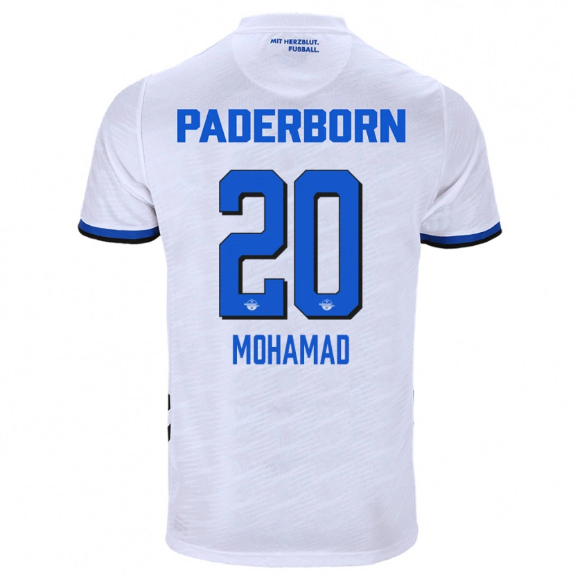 Danxen Kid Hassan Mohamad #20 White Blue Away Jersey 2025/26 T-Shirt