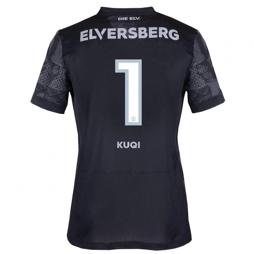 Danxen Kid Blero Kuqi #1 Black Gray Away Jersey 2025/26 T-Shirt