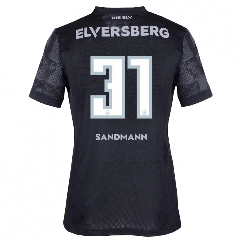 Danxen Kid Amanda Sandmann #31 Black Gray Away Jersey 2025/26 T-Shirt