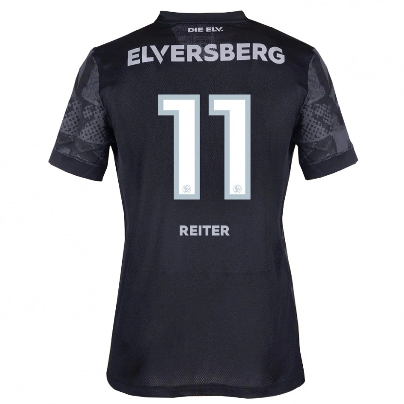 Danxen Kid Lena Reiter #11 Black Gray Away Jersey 2025/26 T-Shirt
