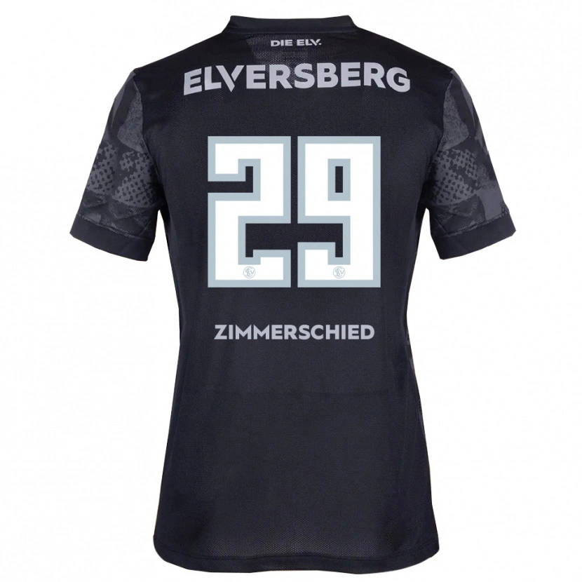 Danxen Kid Tom Zimmerschied #29 Black Gray Away Jersey 2025/26 T-Shirt