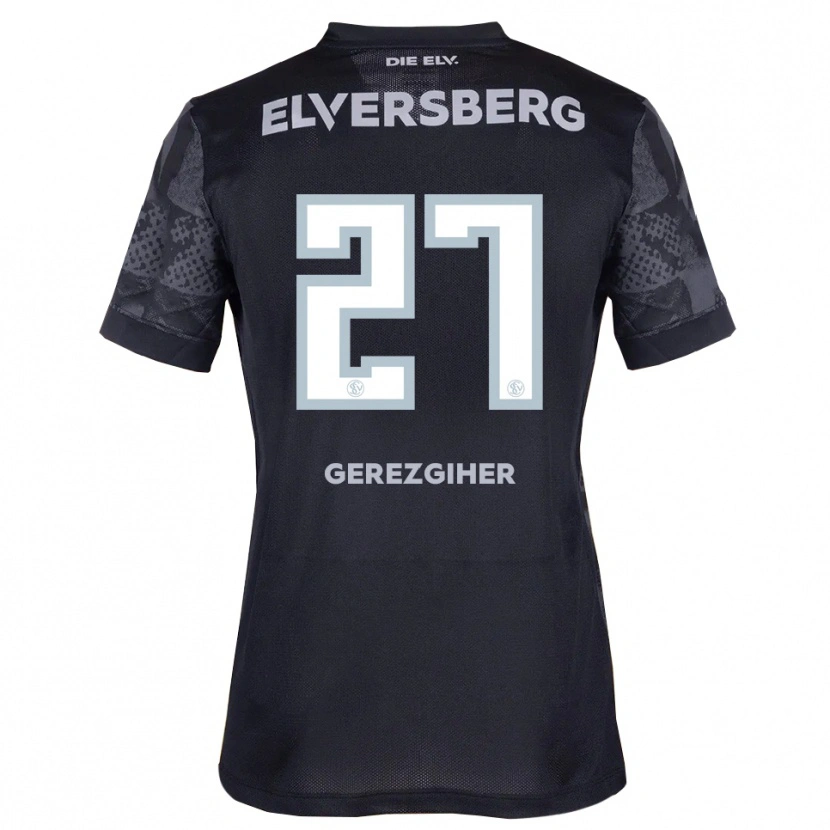Danxen Kid Filimon Gerezgiher #27 Black Gray Away Jersey 2025/26 T-Shirt
