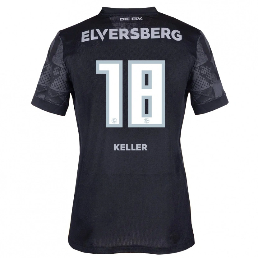 Danxen Kid Tyler Keller #18 Black Gray Away Jersey 2025/26 T-Shirt