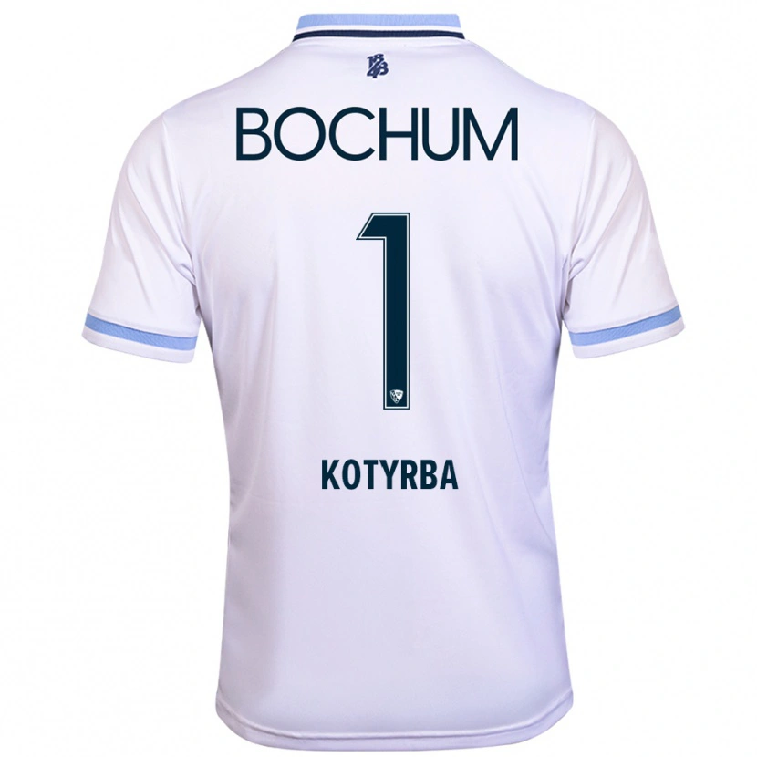 Danxen Kid Finn Kotyrba #1 White Sky Blue Away Jersey 2025/26 T-Shirt