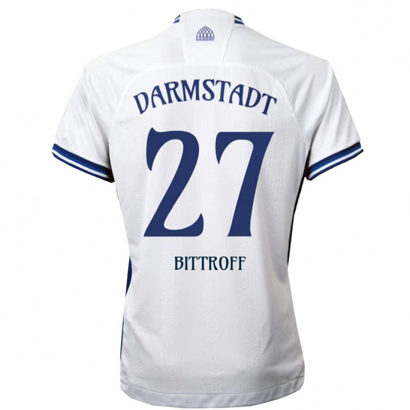 Danxen Kid Maurice Bittroff #27 White Blue Away Jersey 2025/26 T-Shirt