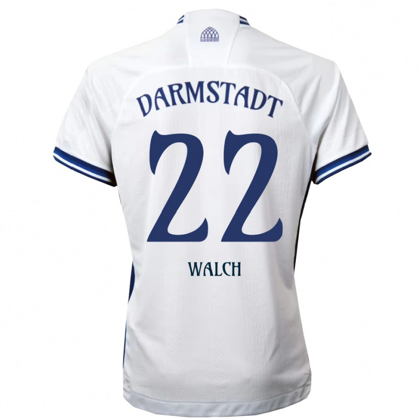 Danxen Kid Leon Walch #22 White Blue Away Jersey 2025/26 T-Shirt