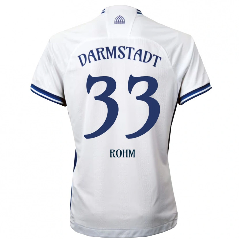 Danxen Kid Mareg Rohm #33 White Blue Away Jersey 2025/26 T-Shirt