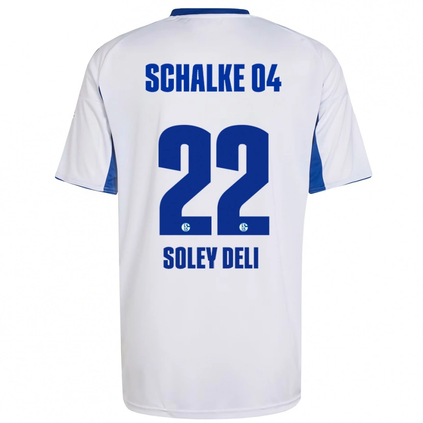 Danxen Kid Dilara Soley Deli #22 White Blue Away Jersey 2025/26 T-Shirt