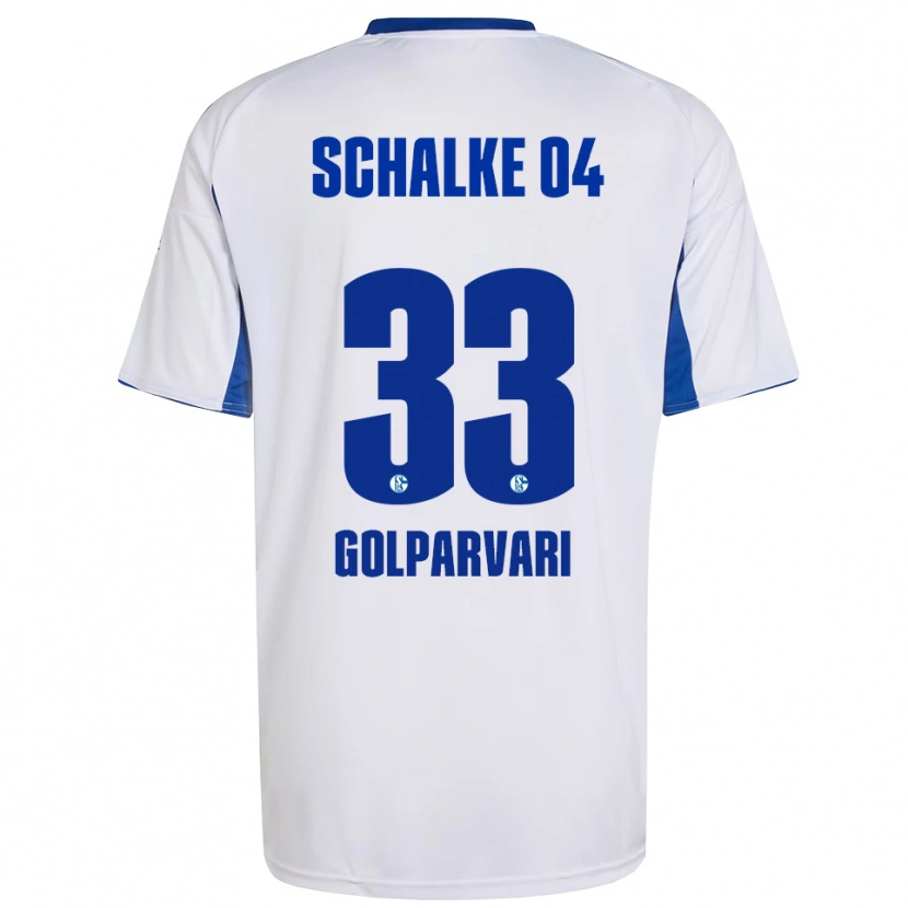 Danxen Kid Tara Golparvari #33 White Blue Away Jersey 2025/26 T-Shirt