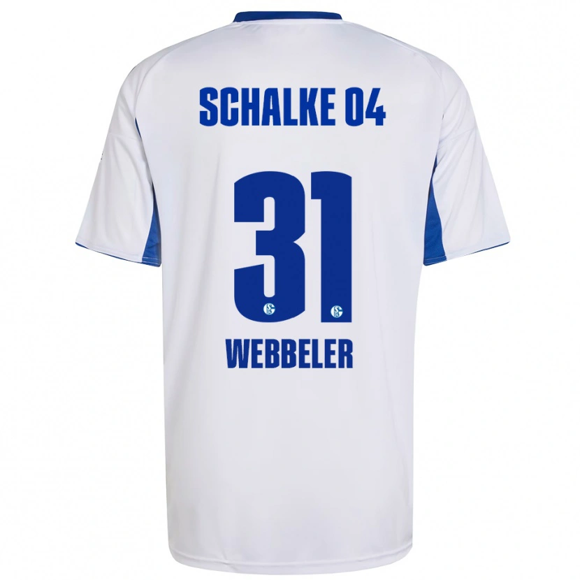 Danxen Kid Vada Webbeler #31 White Blue Away Jersey 2025/26 T-Shirt