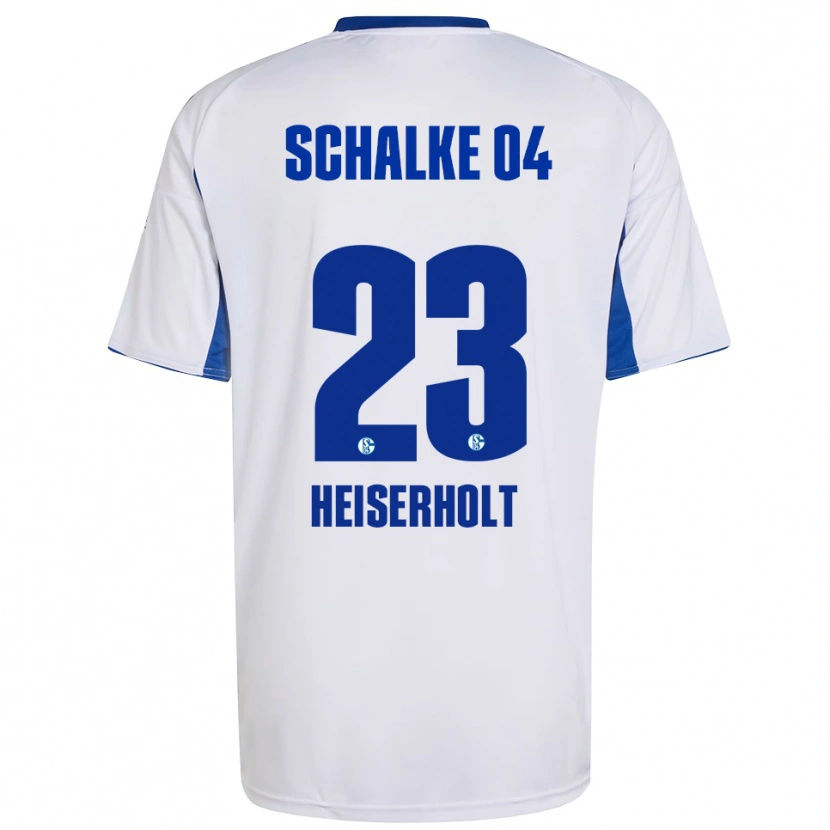 Danxen Kid Finn Heiserholt #23 White Blue Away Jersey 2025/26 T-Shirt