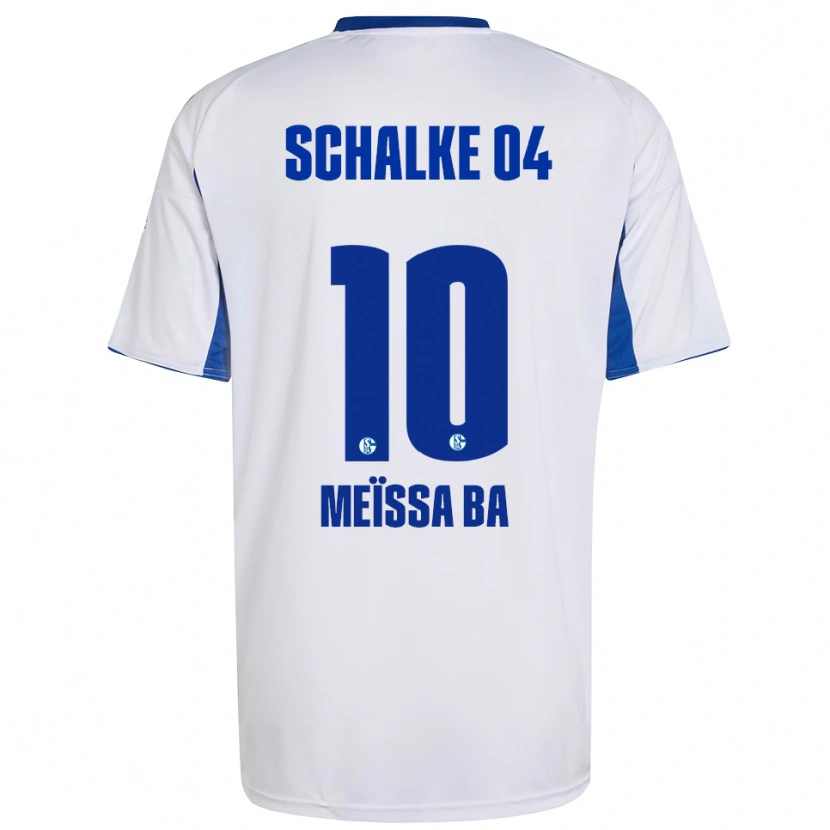 Danxen Kid Pape Meïssa Ba #10 White Blue Away Jersey 2025/26 T-Shirt