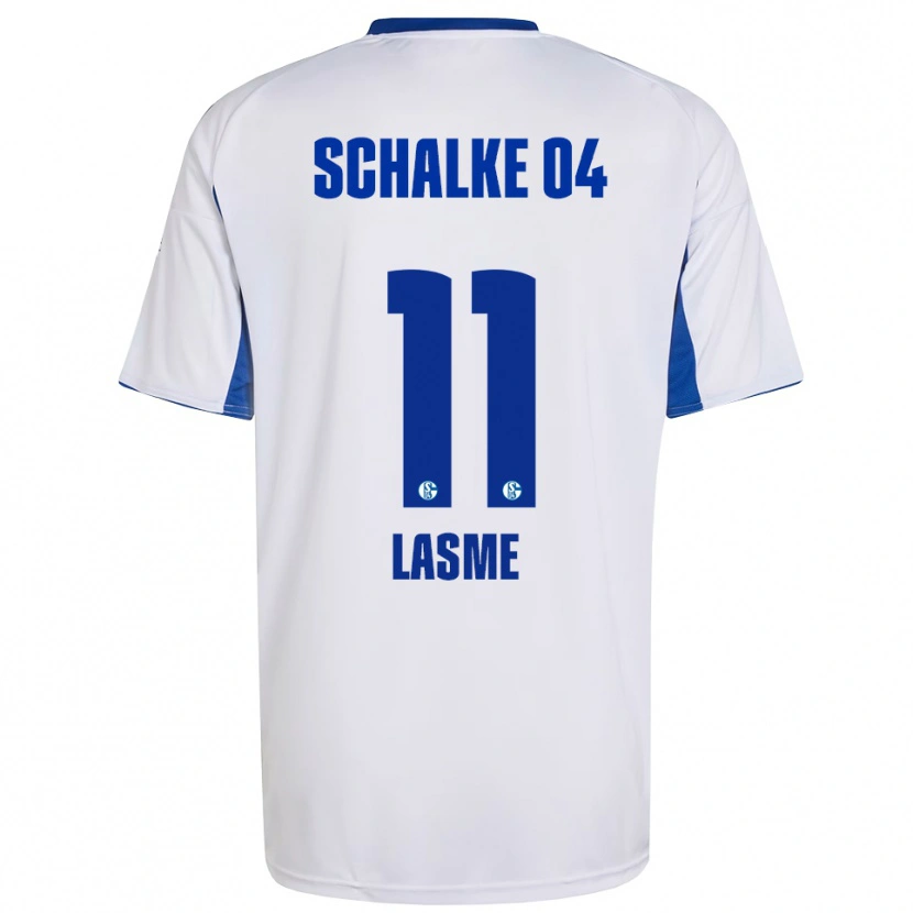 Danxen Kid Bryan Lasme #11 White Blue Away Jersey 2025/26 T-Shirt