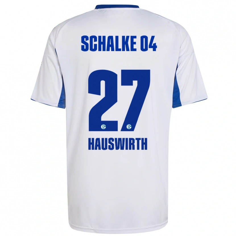Danxen Kid Max Hauswirth #27 White Blue Away Jersey 2025/26 T-Shirt