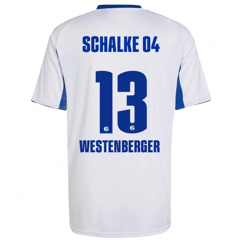 Danxen Kid Noel Westenberger #13 White Blue Away Jersey 2025/26 T-Shirt