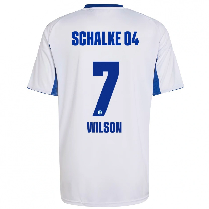 Danxen Kid Clinton Wilson #7 White Blue Away Jersey 2025/26 T-Shirt