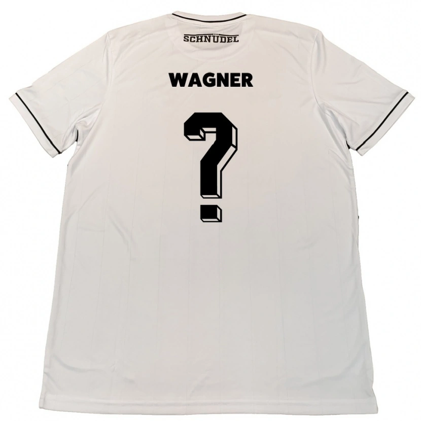 Danxen Kid Jennifer Wagner #0 White Black Away Jersey 2025/26 T-Shirt