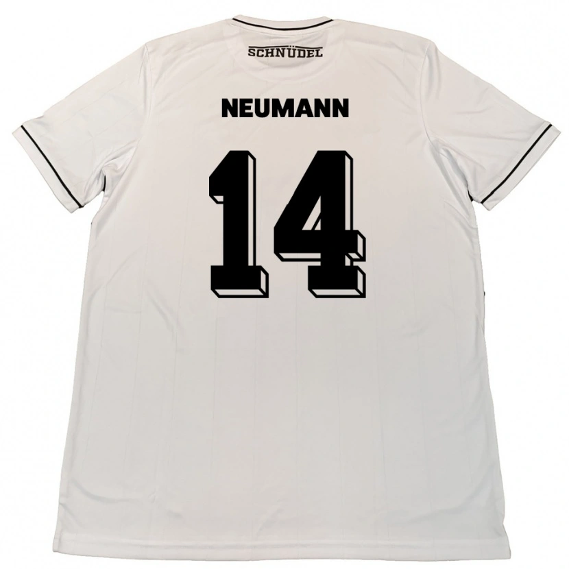 Danxen Kid Felix Neumann #14 White Black Away Jersey 2025/26 T-Shirt