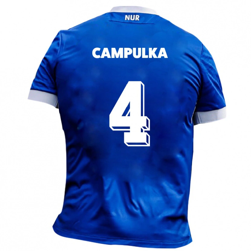 Danxen Kid Tim Campulka #4 Blue White Away Jersey 2025/26 T-Shirt