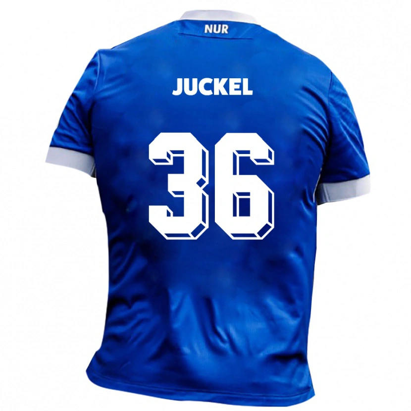 Danxen Kid Janis Juckel #36 Blue White Away Jersey 2025/26 T-Shirt