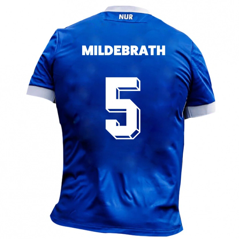 Danxen Kid Matti Mildebrath #5 Blue White Away Jersey 2025/26 T-Shirt