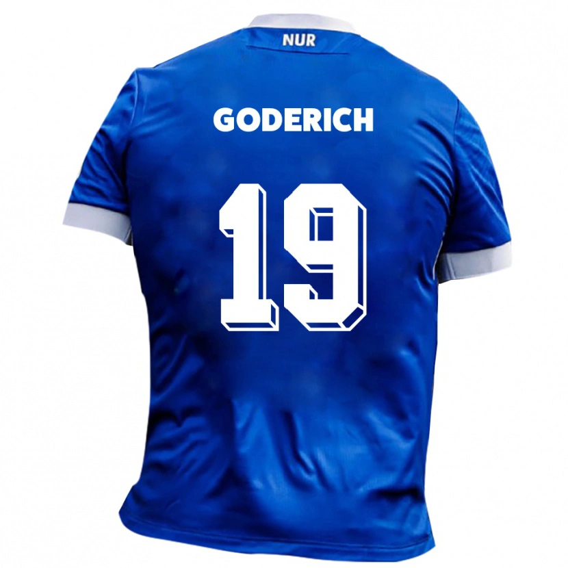 Danxen Kid David Goderich #19 Blue White Away Jersey 2025/26 T-Shirt