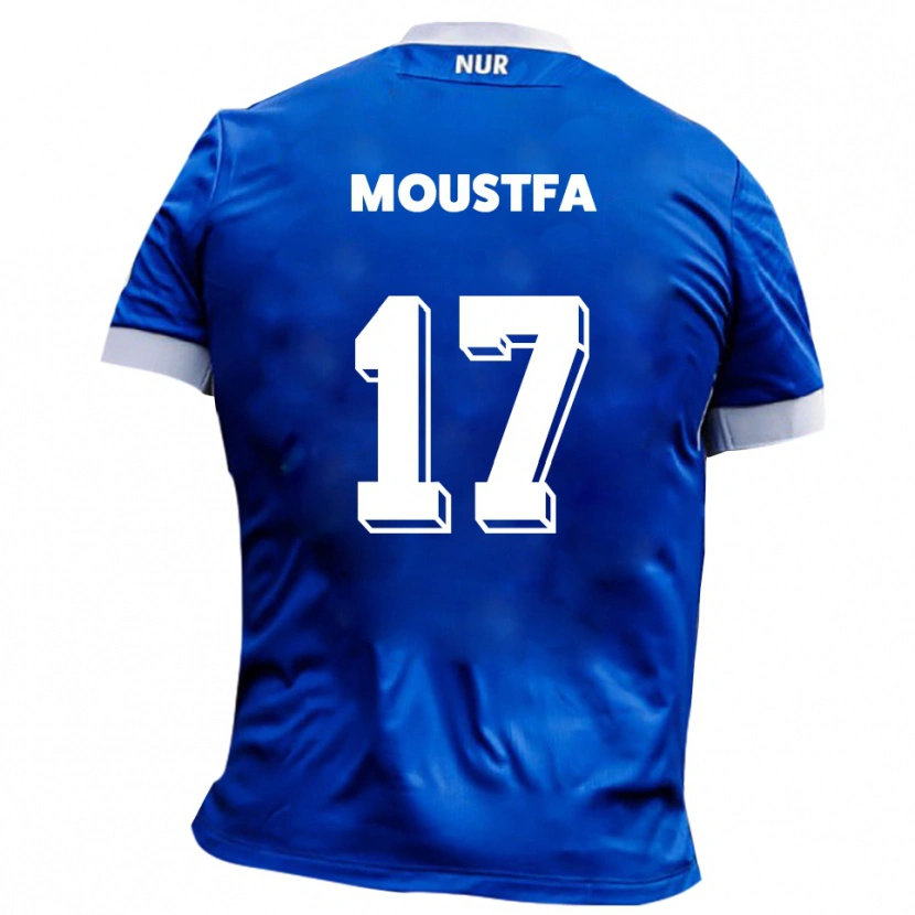 Danxen Kid Can Moustfa #17 Blue White Away Jersey 2025/26 T-Shirt