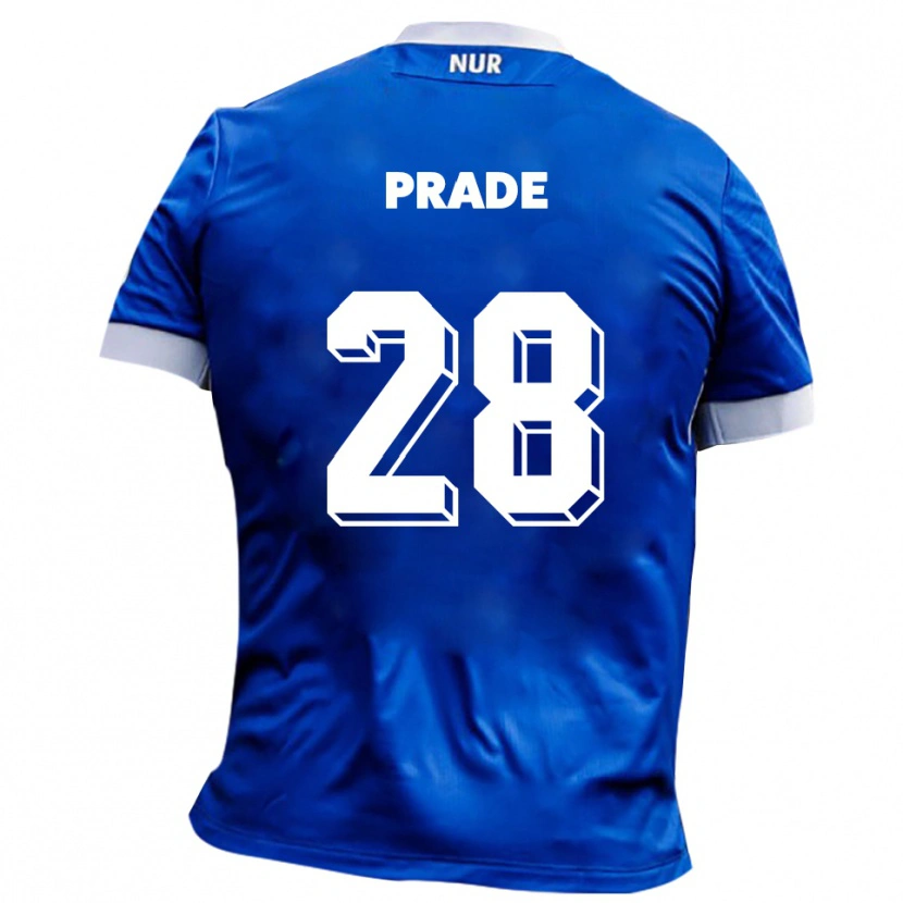 Danxen Kid Adrian Prade #28 Blue White Away Jersey 2025/26 T-Shirt