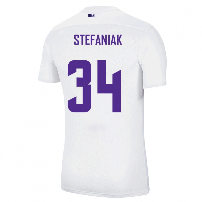 Danxen Kid Marvin Stefaniak #34 White Green Away Jersey 2025/26 T-Shirt