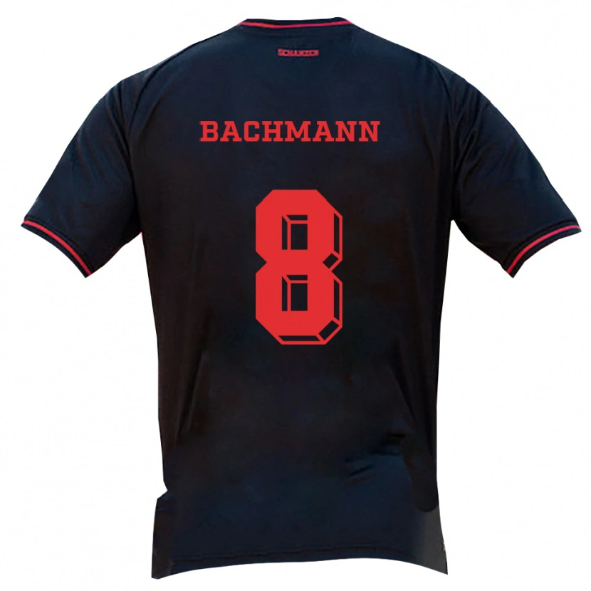 Danxen Kid Patrick Bachmann #8 Black Red White Away Jersey 2025/26 T-Shirt