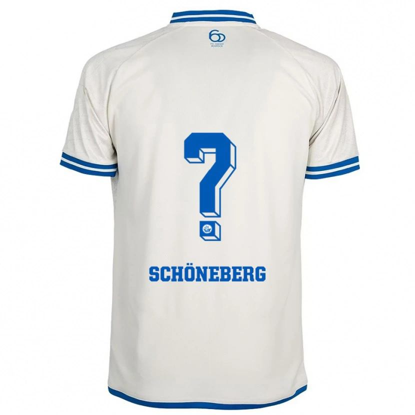 Danxen Kid Tom Schöneberg #0 White Blue Away Jersey 2025/26 T-Shirt