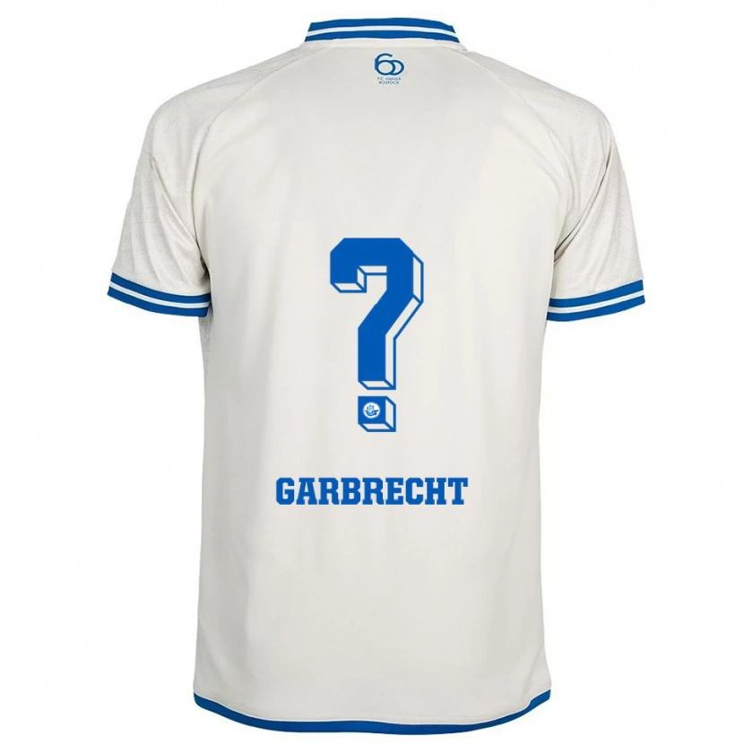 Danxen Kid Johan Garbrecht #0 White Blue Away Jersey 2025/26 T-Shirt