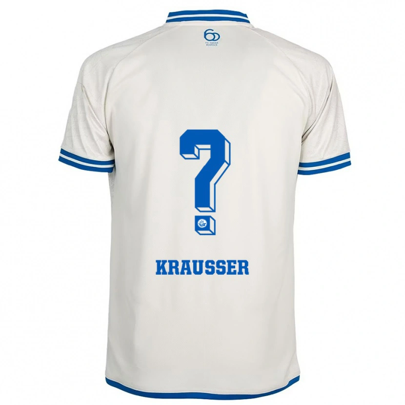 Danxen Kid Lenny Kraußer #0 White Blue Away Jersey 2025/26 T-Shirt