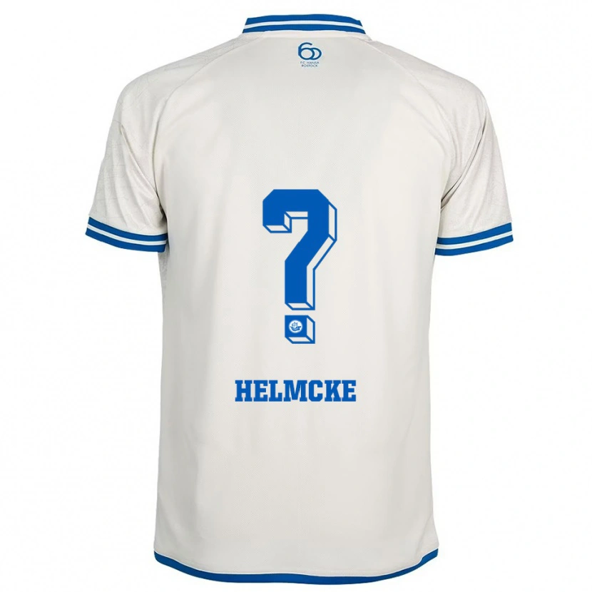 Danxen Kid Felix Helmcke #0 White Blue Away Jersey 2025/26 T-Shirt