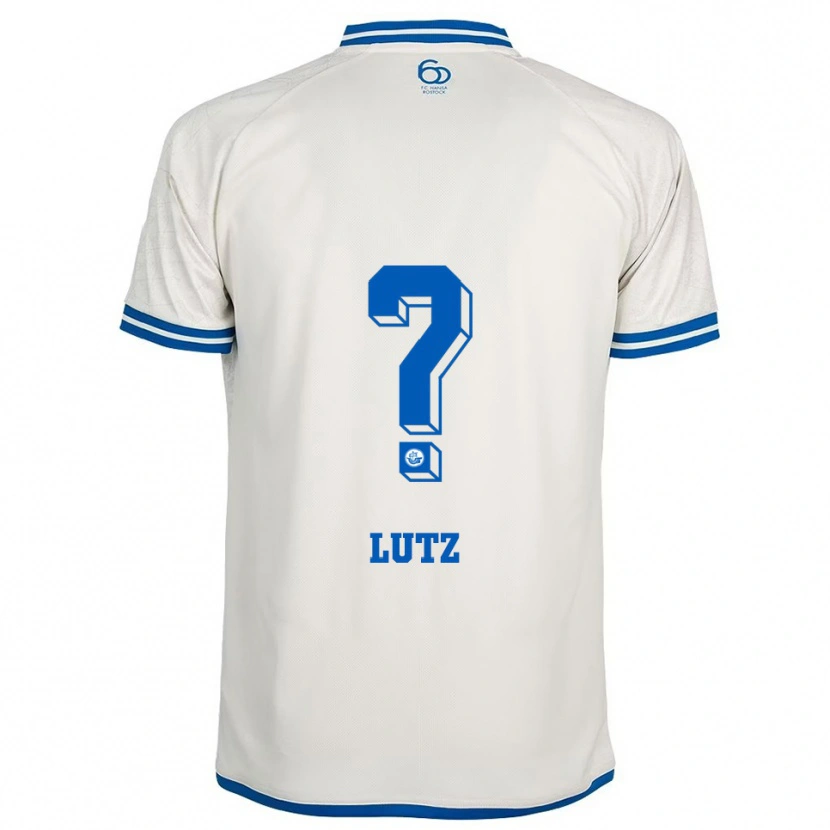 Danxen Kid Marvin Lutz #0 White Blue Away Jersey 2025/26 T-Shirt