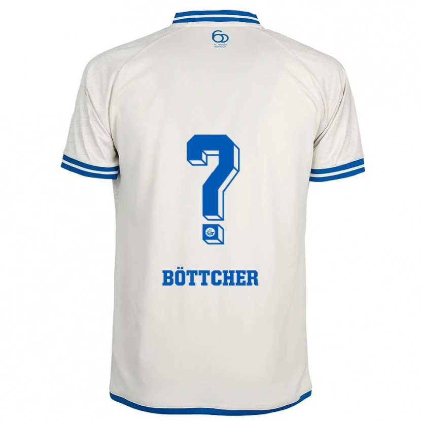 Danxen Kid Elly Böttcher #0 White Blue Away Jersey 2025/26 T-Shirt