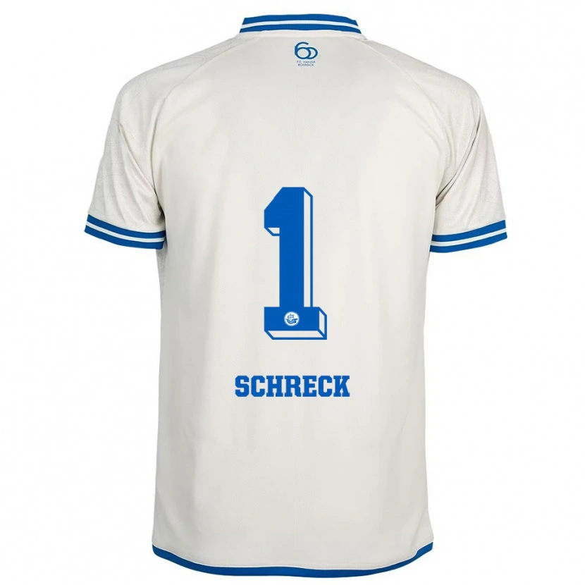 Danxen Kid Til Schreck #1 White Blue Away Jersey 2025/26 T-Shirt