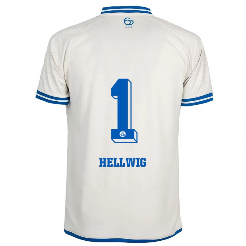 Danxen Kid Merle Hellwig #1 White Blue Away Jersey 2025/26 T-Shirt