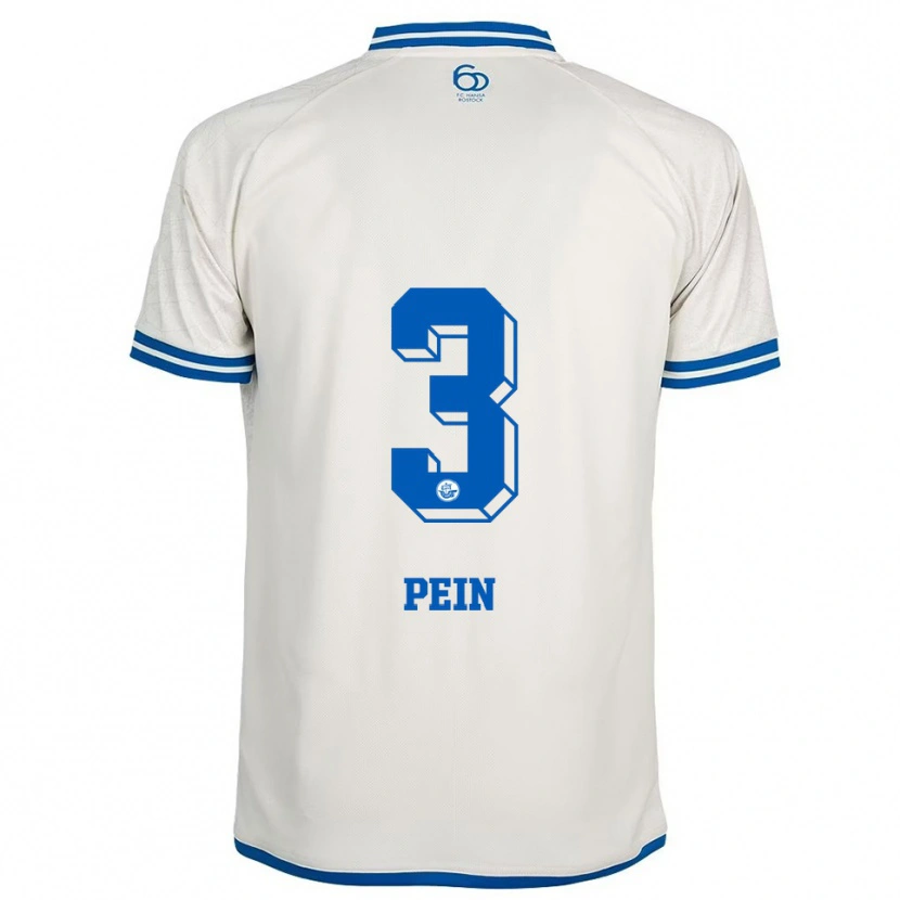 Danxen Kid Ria Pein #3 White Blue Away Jersey 2025/26 T-Shirt