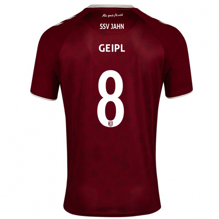 Danxen Kid Andreas Geipl #8 Burgundy White Away Jersey 2025/26 T-Shirt
