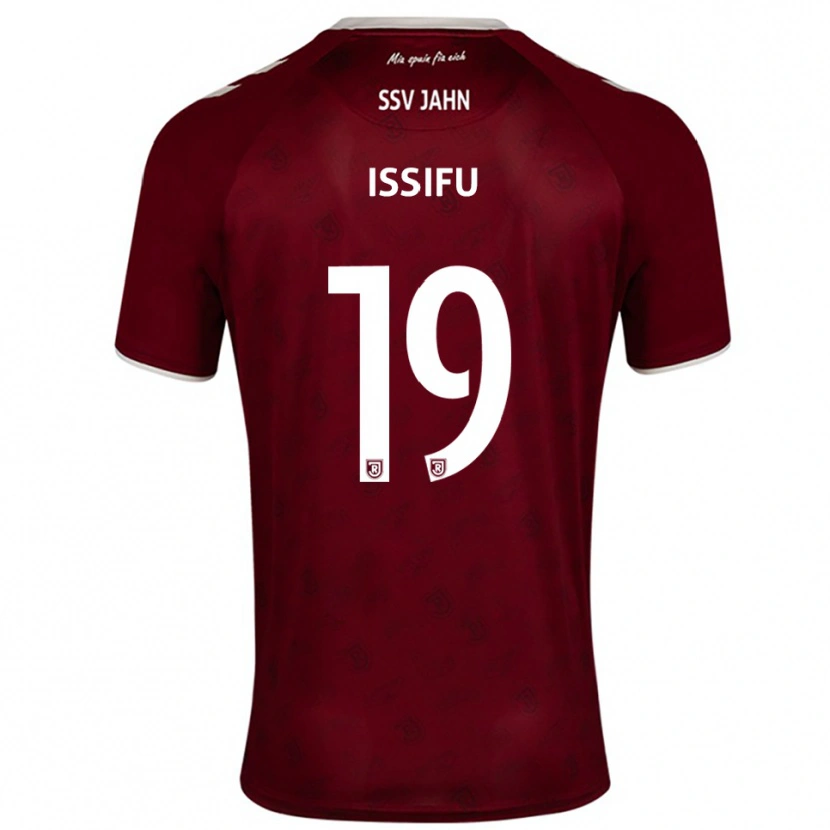Danxen Kid Hakim Issifu #19 Burgundy White Away Jersey 2025/26 T-Shirt