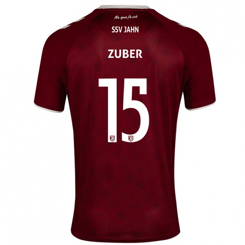 Danxen Kid Samuel Zuber #15 Burgundy White Away Jersey 2025/26 T-Shirt