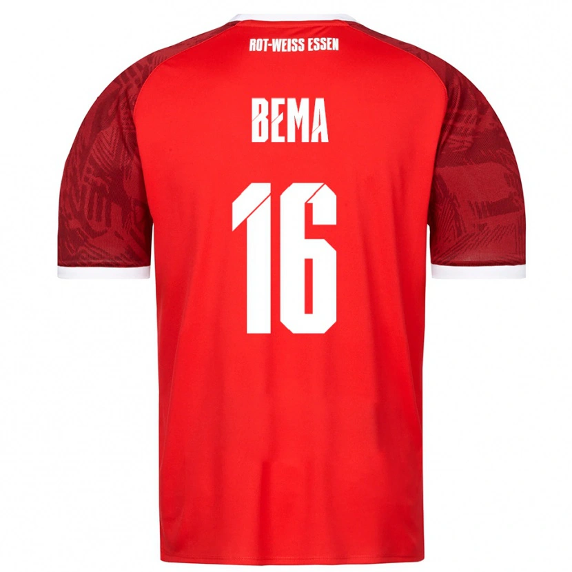 Danxen Kid Joel Bema #16 Red Burgundy White Away Jersey 2025/26 T-Shirt